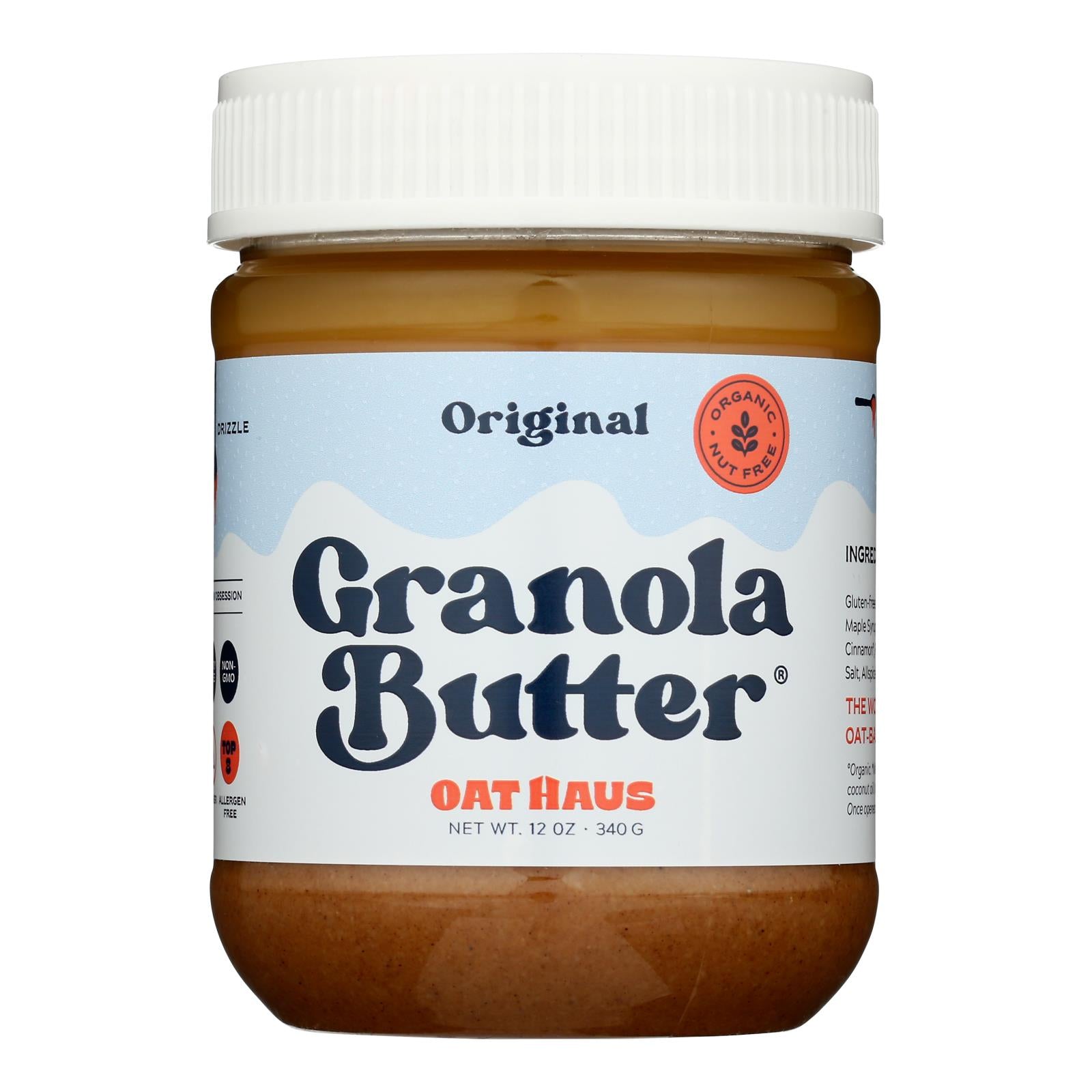Oat Haus - Butter Granola Original - Case of 6-12 Ounce