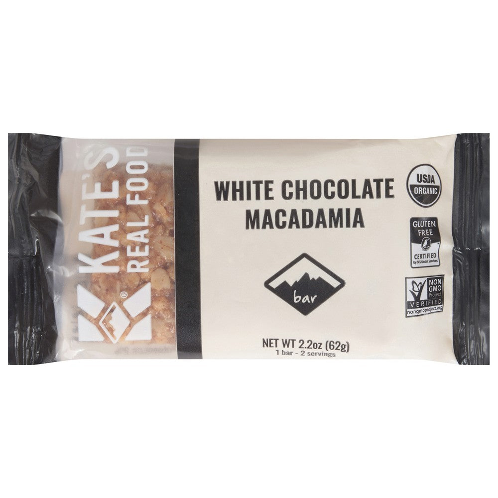 Kate's Real Food - Bar Og2 Wht Choc Macadma - Case of 12-2.2 OZ