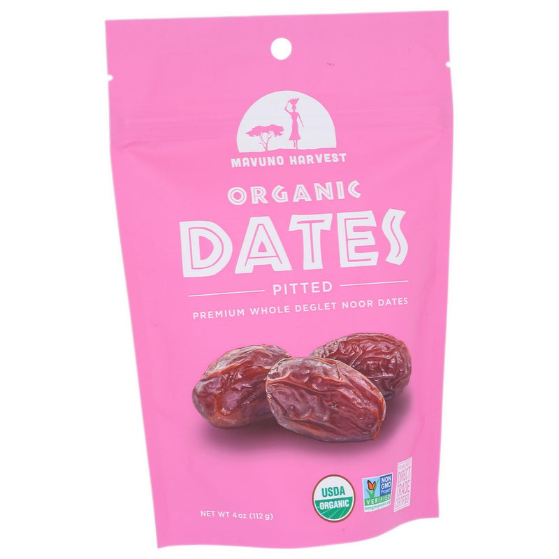 Mavuno Harvest Fruit Dates Pitted - 4 Ounce, Case of 6