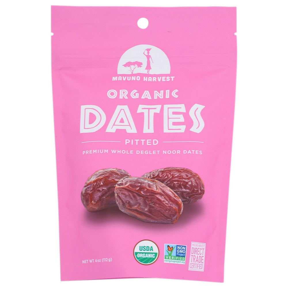 Mavuno Harvest ,  Dates Pitted 4 Ounce,  Case of 6