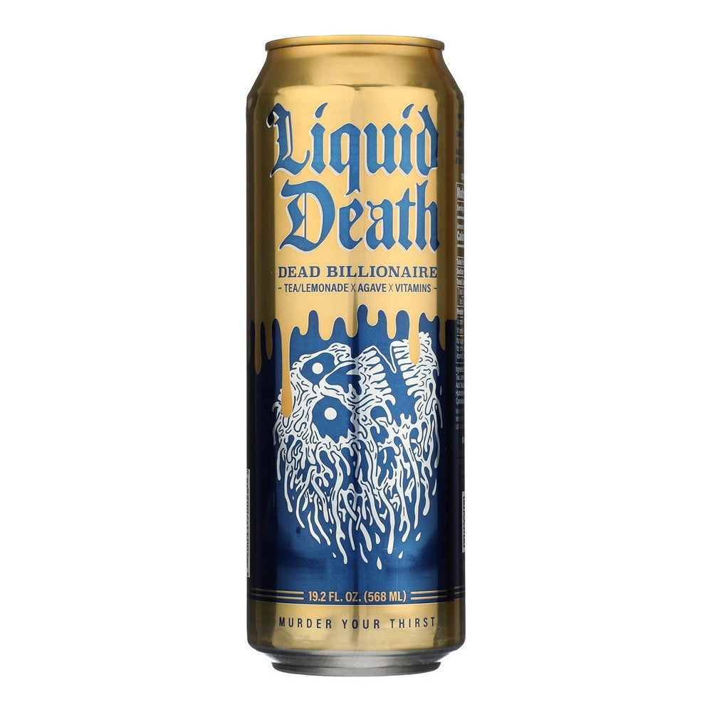 Liquid Death - Tea Dead Billionaire - Case of 12-19.2 FZ