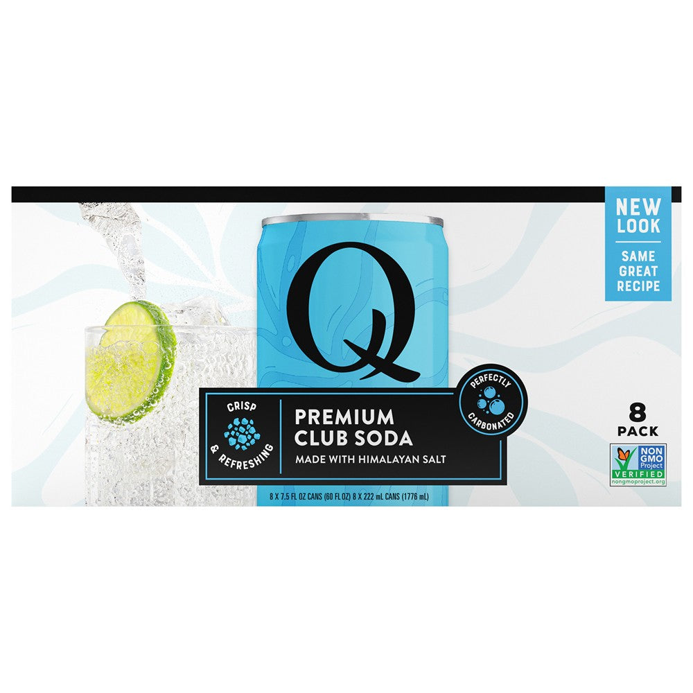 Q Drinks - Premium Club Soda - Case of 3-8/7.5 FZ