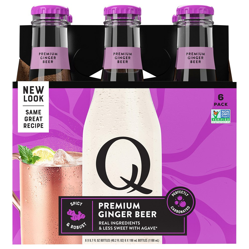 Q Drinks - Ginger Beer - Case of 4-6/6.7 FZ