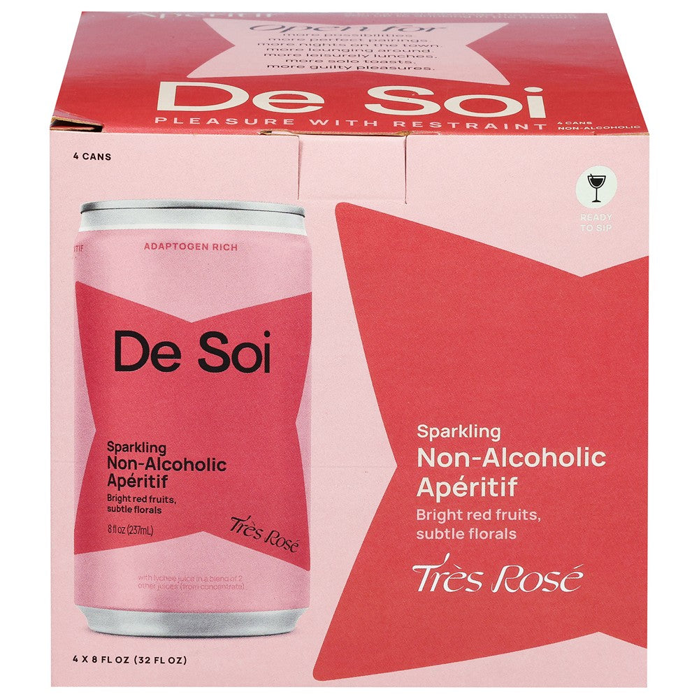 De Soi - Sprklng Bev Tres Rose - Case of 6-4/8 FZ