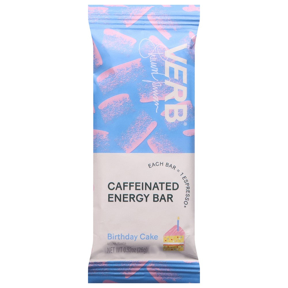 Verb Energy - Bar Energy Bday Cake - Case of 16-.92 OZ
