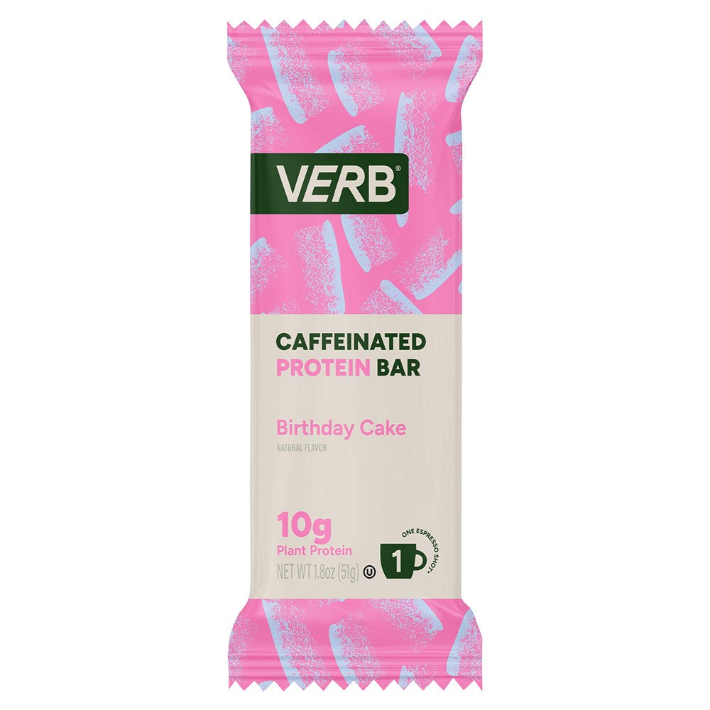 Verb Energy - Protein Bar Brthdy Cke Caff - Case of 12-1.8 OZ