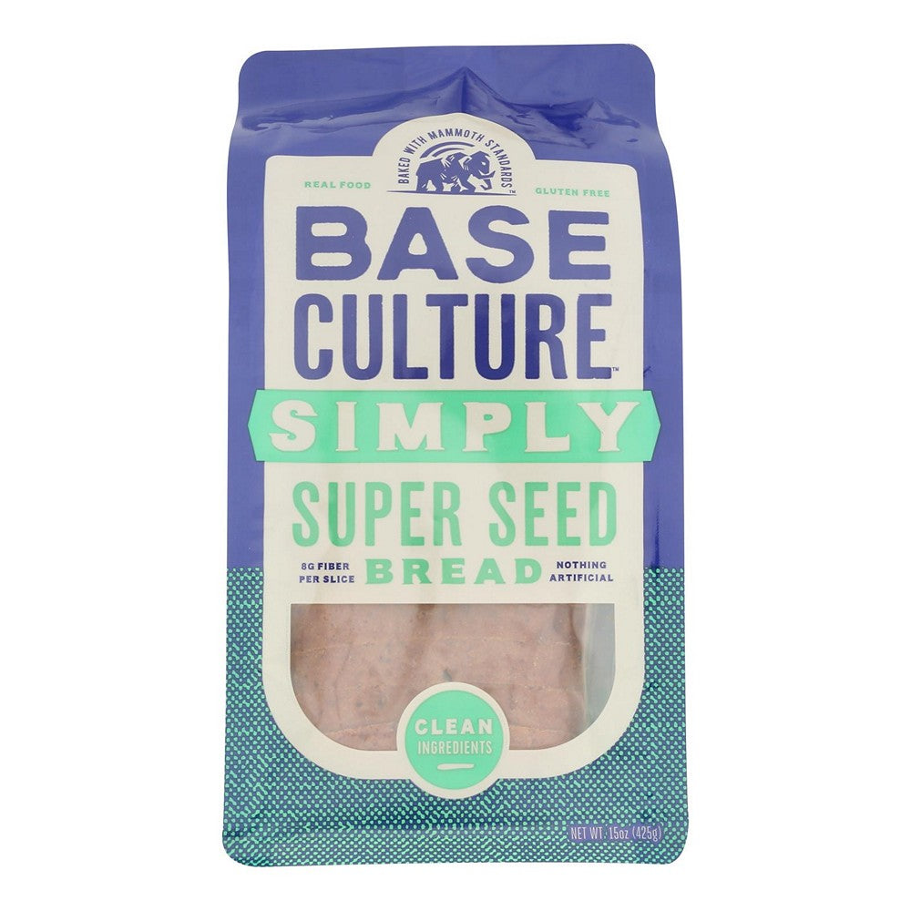 Base Culture - Simply Bread Super Seed - Case of 6-15 OZ