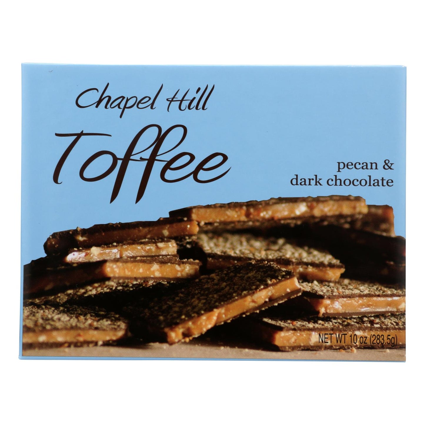 Chapel Hill Toffee - Toffee Pecan & Dark Chocolate - Case of 12-10 Ounce