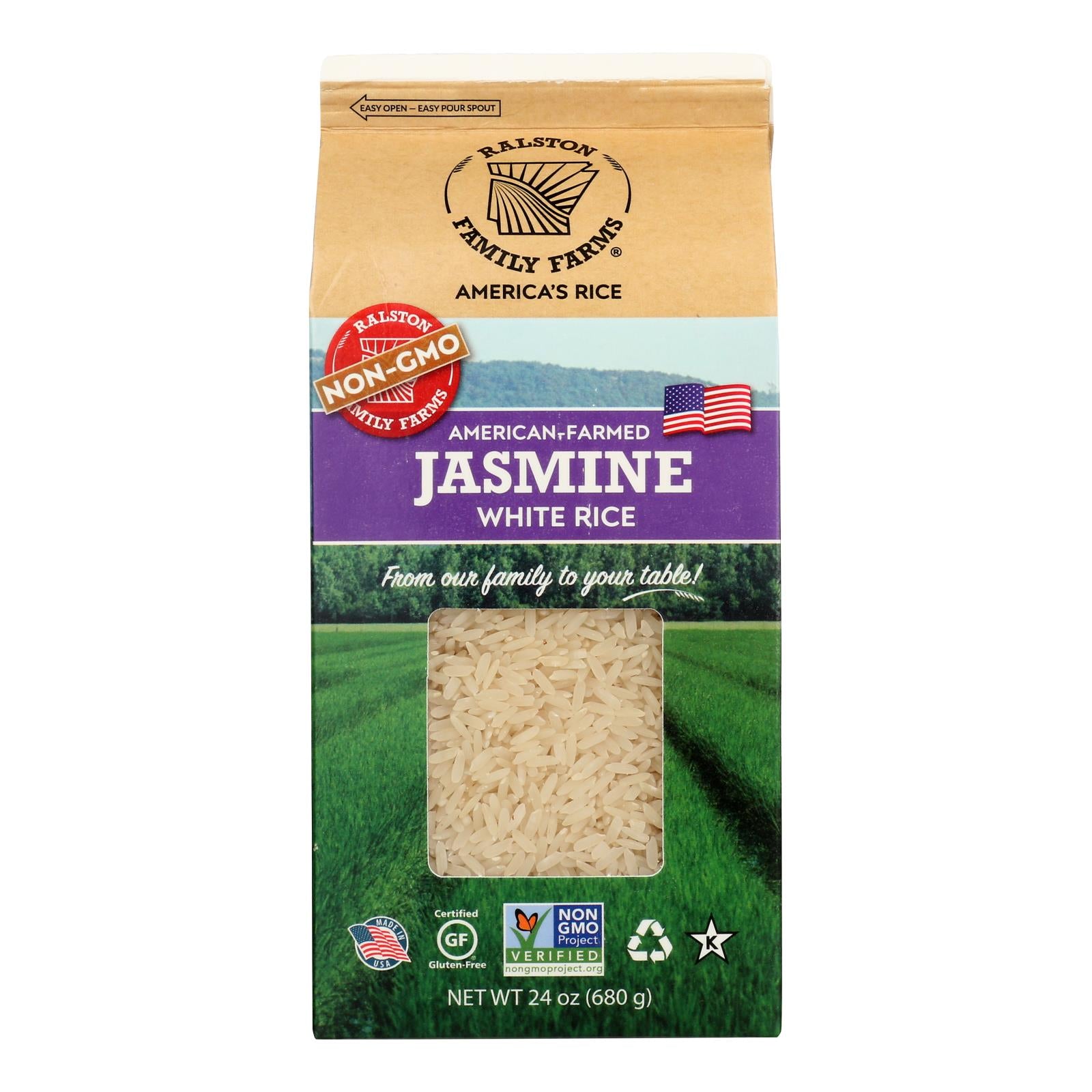 Ralston Family Farms - Rice Jasmine White - Case of 6-24 Ounce
