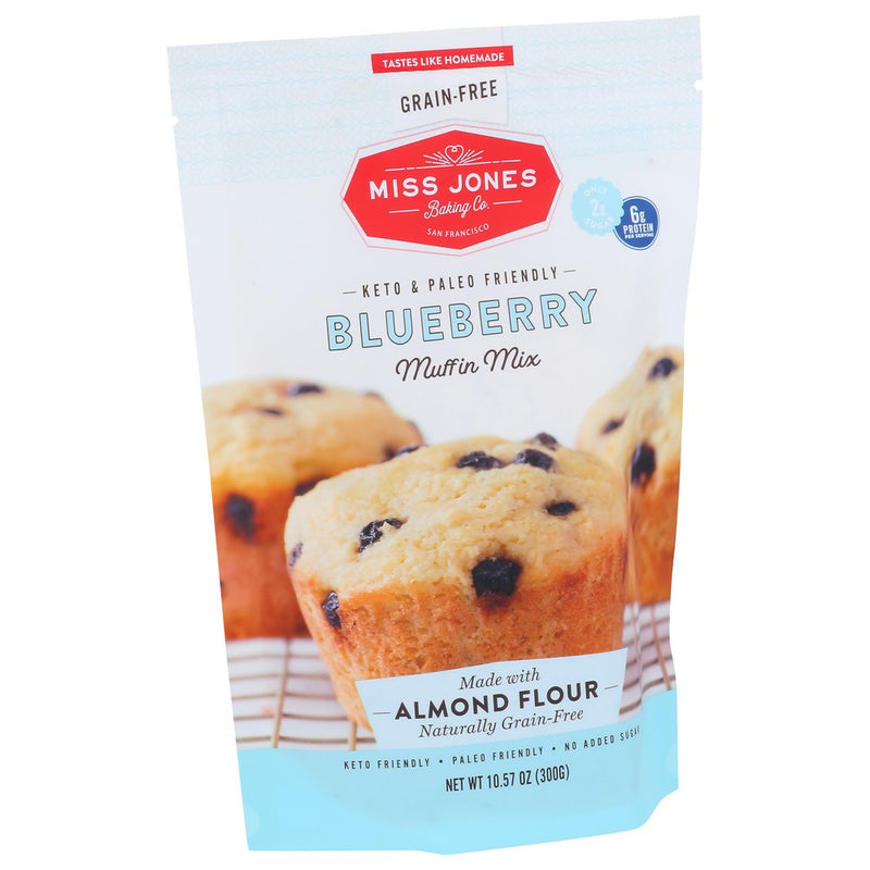 Miss Jones Baking Co Mix Blueberry Muffin - 11 Ounce, Case of 6