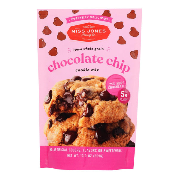 Miss Jones Baking Co - Evrydy Dlcs Chocolate Chip Cookie - Case of 6-13 Ounce