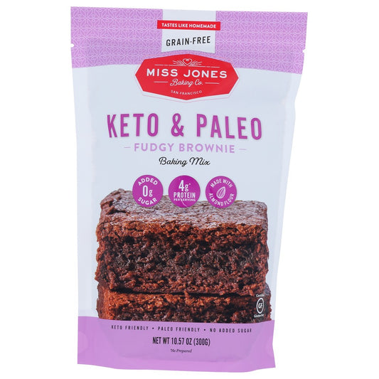 Miss Jones Baking Co ,  Mix Brownie 10.57 Ounce,  Case of 6