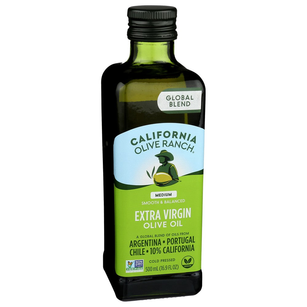 California Olive Ranch® 110001, California Olive Ranch Extra Virgin Olive Oil, First Cold Press, 500 Ml. Bottle,  Case of 12