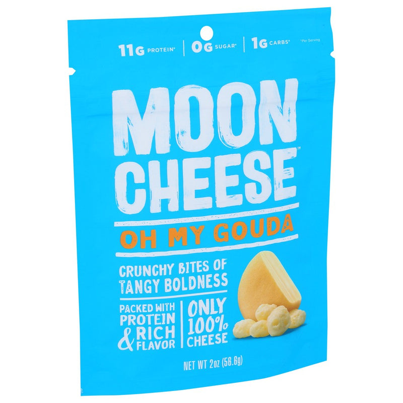 Moon Cheese Cheese Snack Oh My Gouda - 2 Ounce, Case of 12