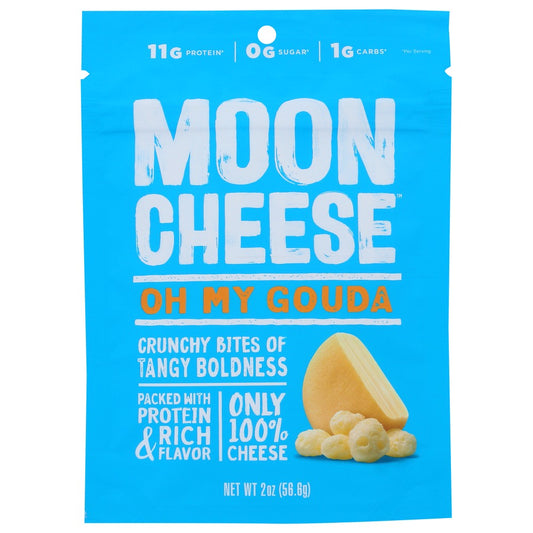 Moon Cheese™ 00502, Moon Cheese Dehydrated Cheese Snack, Gouda, 2 Oz. ,  Case of 12