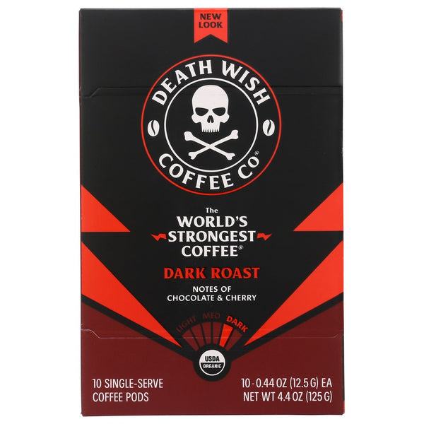 Death Wish Coffee Ss Caps 10 Ct - 10 CP, Case of 6