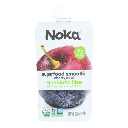 Noka - Smoothie Cherry Acai - Case of 6 - 4.22 Ounce