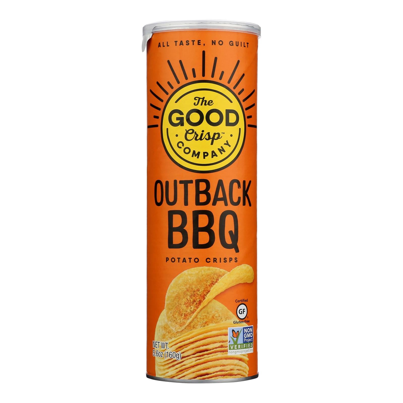 The Good Crisp Company - Potato Crisp Outback Bbq - Case of 8-5.6 Ounce