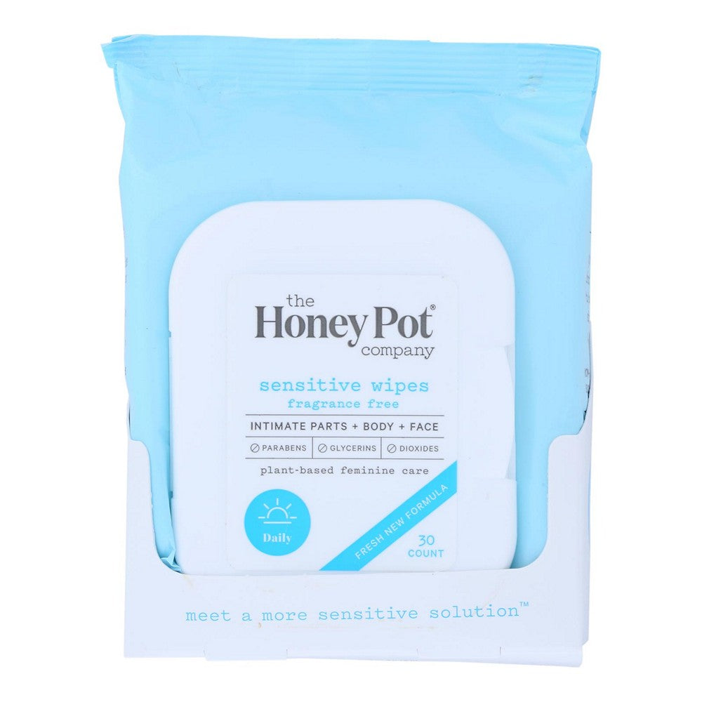 The Honey Pot - Wipes Intimate Sensitive - EA of 1-30 CT