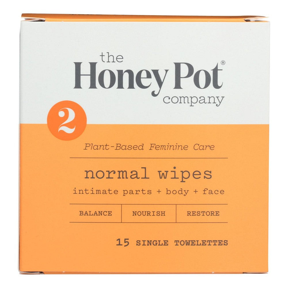 The Honey Pot - Wipes Intimate Norm Indv - EA of 1-15 CT