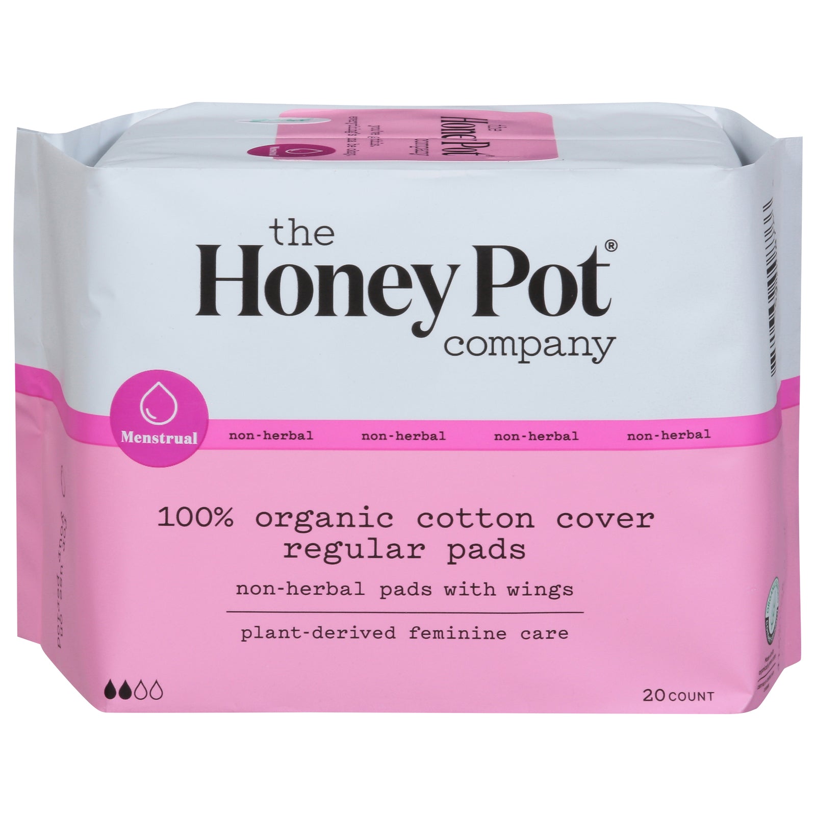 The Honey Pot - Mnstrl Pads Non Hrbl Reg - EA of 1-20 CT