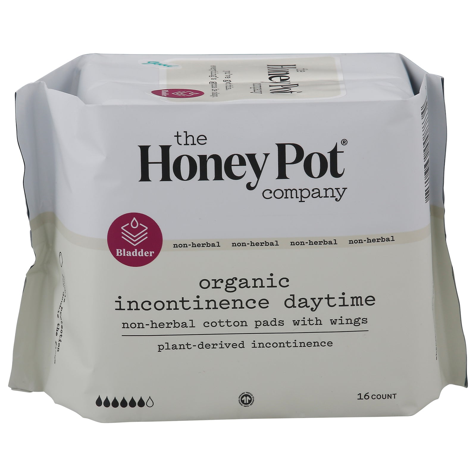 The Honey Pot - Pad Incontnc Day Non Hrbl - EA of 1-16 CT