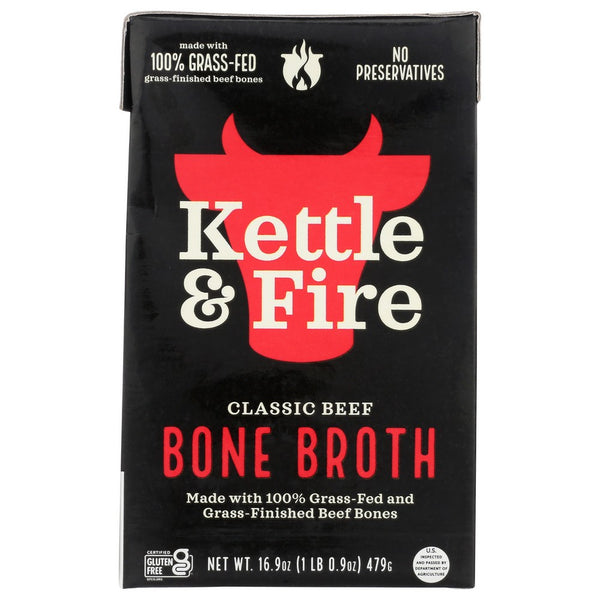 Kettle And Fire Broth Beef Bone - 17 Fluid Ounce, Case of 6