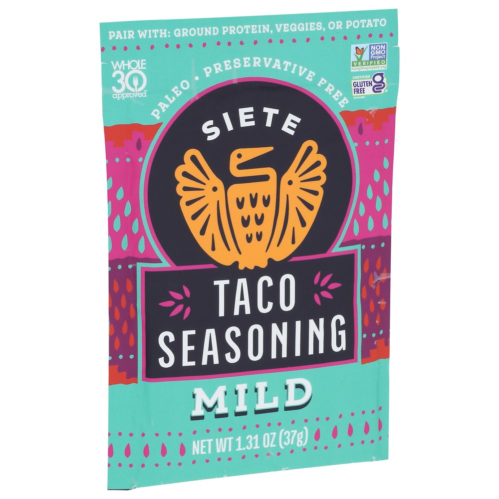 Siete Mtcs-1.3-12,  1.3 Mild Taco Seasoning 1.31 Ounce,  Case of 12