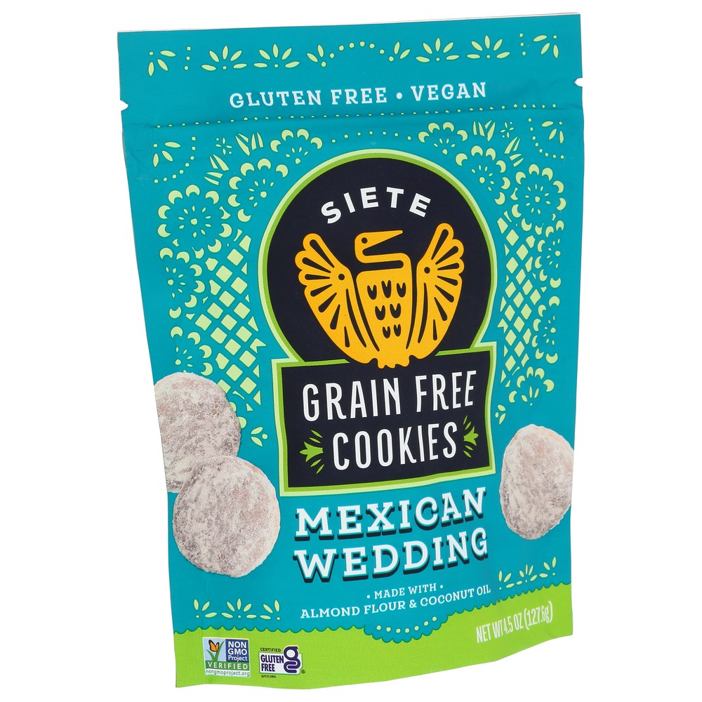 Siete Weco-4.5-10,  4.5Oz Mexican Wedding Cookie 4.5 Ounce,  Case of 10