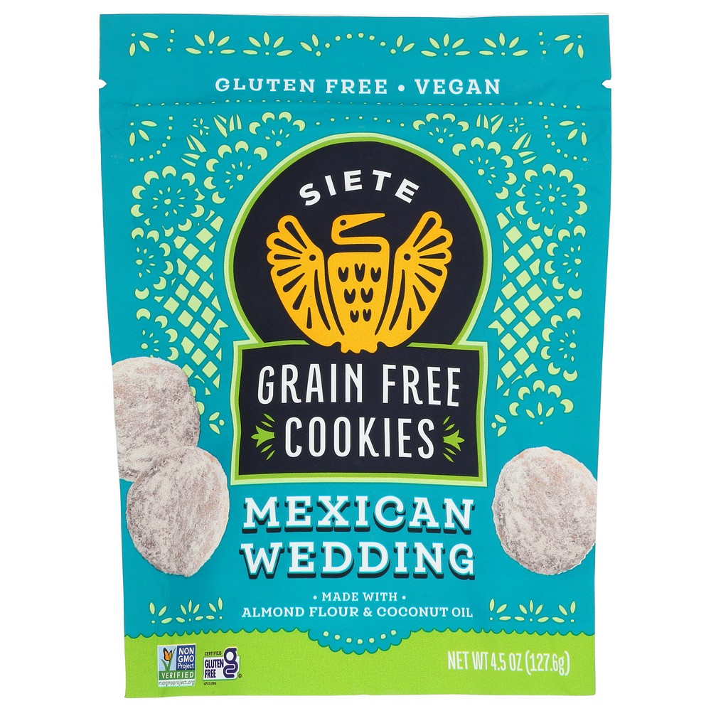 Siete Weco-4.5-10,  4.5Oz Mexican Wedding Cookie 4.5 Ounce,  Case of 10