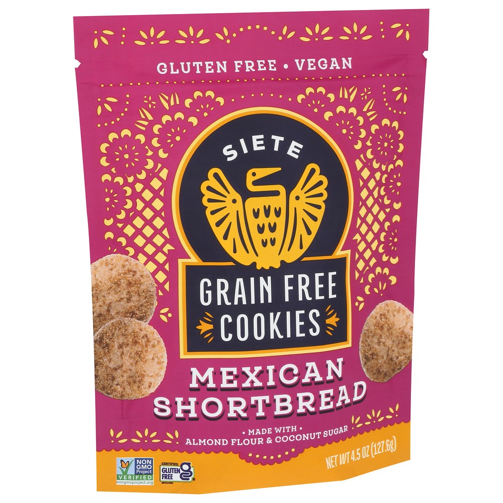 Siete Sbco-4.5-10,  4.5Oz Mexican Shortbread Cookie 4.5 Ounce,  Case of 10