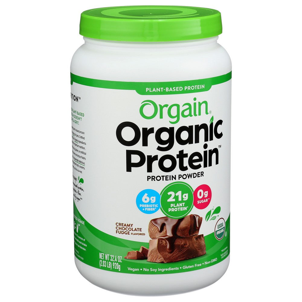 Organicain 00851770003261,  Organicain® Organicanic Protein™  Powder - Plant Based Creamy Chocolate Fudge 2.03 Lb 32.4 Ounce,  Case of 1