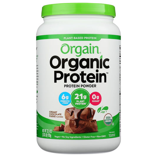 Organicain 00851770003261,  Organicain® Organicanic Protein™  Powder - Plant Based Creamy Chocolate Fudge 2.03 Lb 32.4 Ounce,  Case of 1