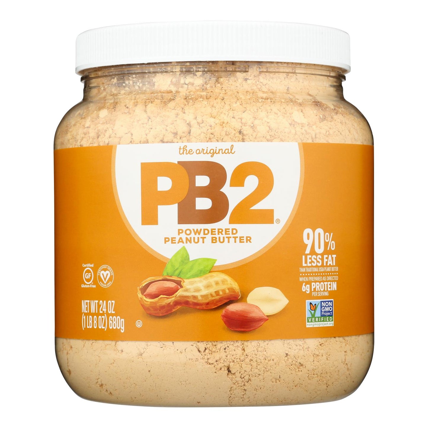 Pb2 - Peanut Butter Powdered Original - Case of 2-24 Ounce