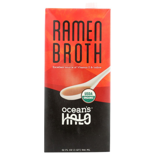 Ocean's Halo® 720R, Ocean's Halo Broth, Ramen, 32 Fl. Oz.,  Case of 6