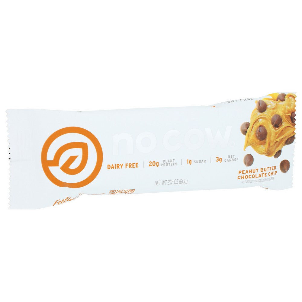 No Cow 50603,  Vegan Protein Bar 2.12 Ounce,  Case of 12