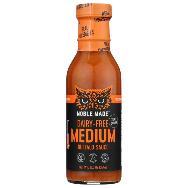 Noble Made By The New Pri Sauce Buffalo Med - 13 Fluid Ounce, Case of 6