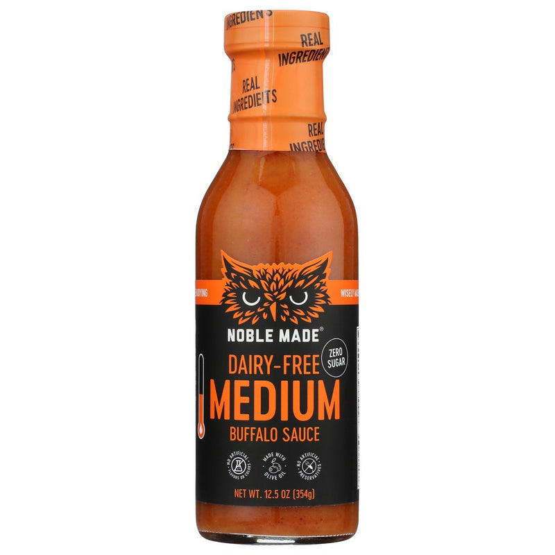 Noble Made By The New Pri Sauce Buffalo Med - 13 Fluid Ounce, Case of 6