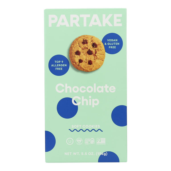 Partake Foods - Cookies Chocolate Chip - Case of 6-5.5 Ounce