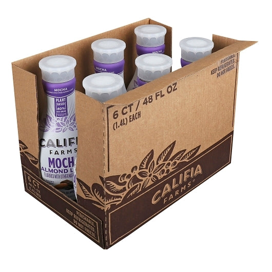 Califia Farms Mocha Cold Brew Coffee With Almond Milk 48 Fluid Ounce - 6 Per Case.