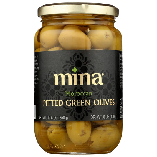 Mina ,  Olives Green Pittd Morocn 12.5 Ounce,  Case of 6