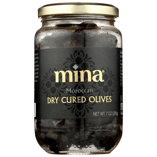 Mina ,  Olives Black Moroccan 7 Ounce,  Case of 6