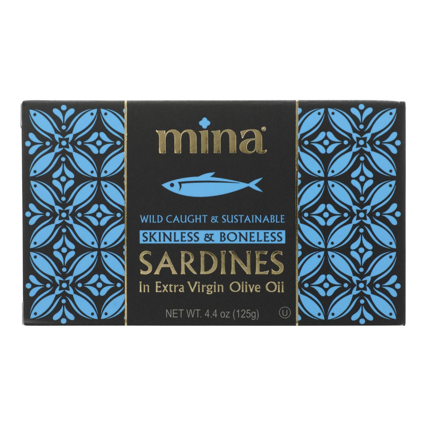 Mina - Sardines Sk/bo In Evoo - Case of 12-4.4 Ounce