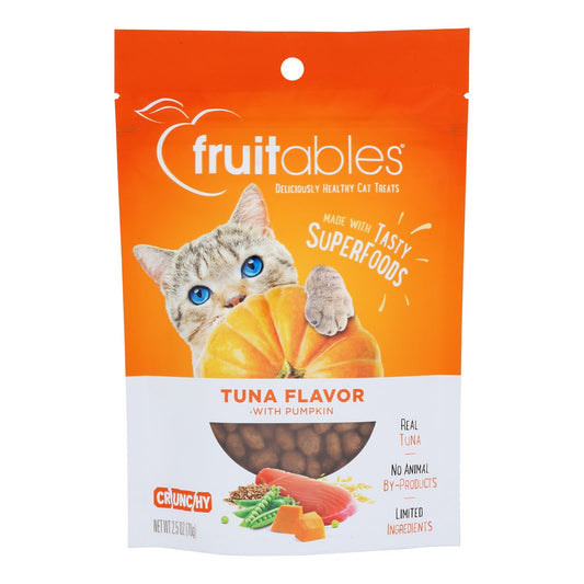 Fruitables - Cat Treats Tuna&pumpkin - Case of 10-2.5 Ounce