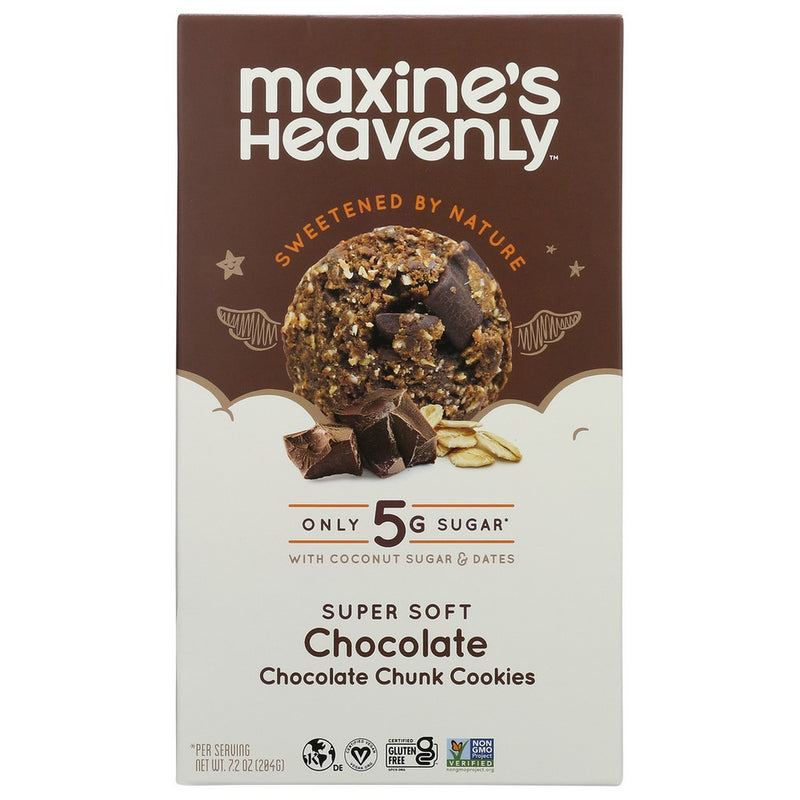 Maxines Heavenly Cookie Chocolate Choc Chunk - 7 Ounce, Case of 8