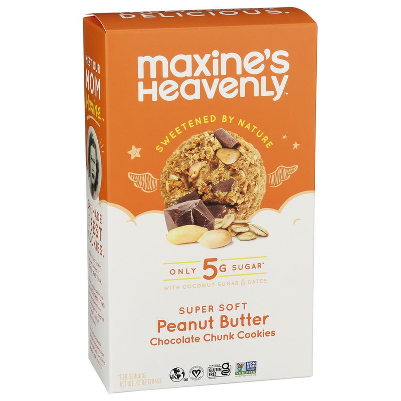 Maxines Heavenly Cookie Pnut Btr Chocolate Chn - 7 Ounce, Case of 8