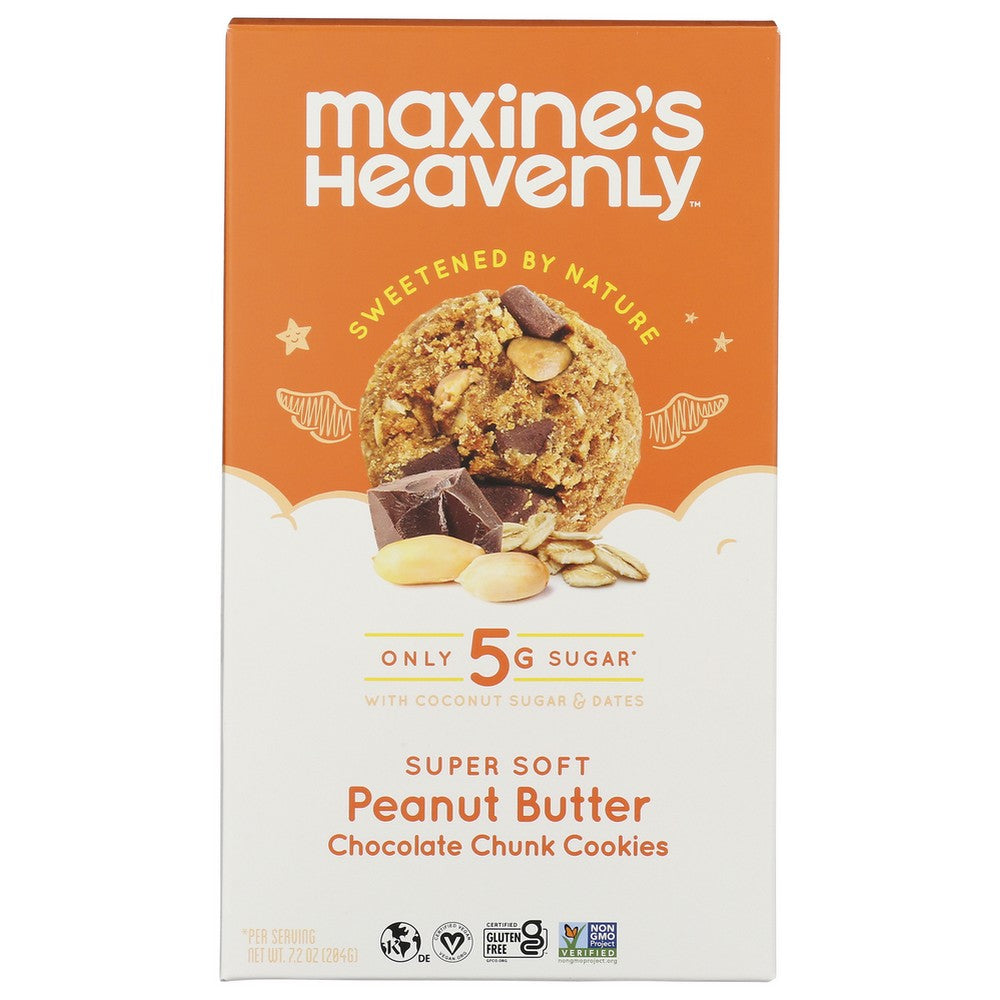 Maxines Heavenly Cookie Pnut Btr Chocolate Chn - 7 Ounce, Case of 8