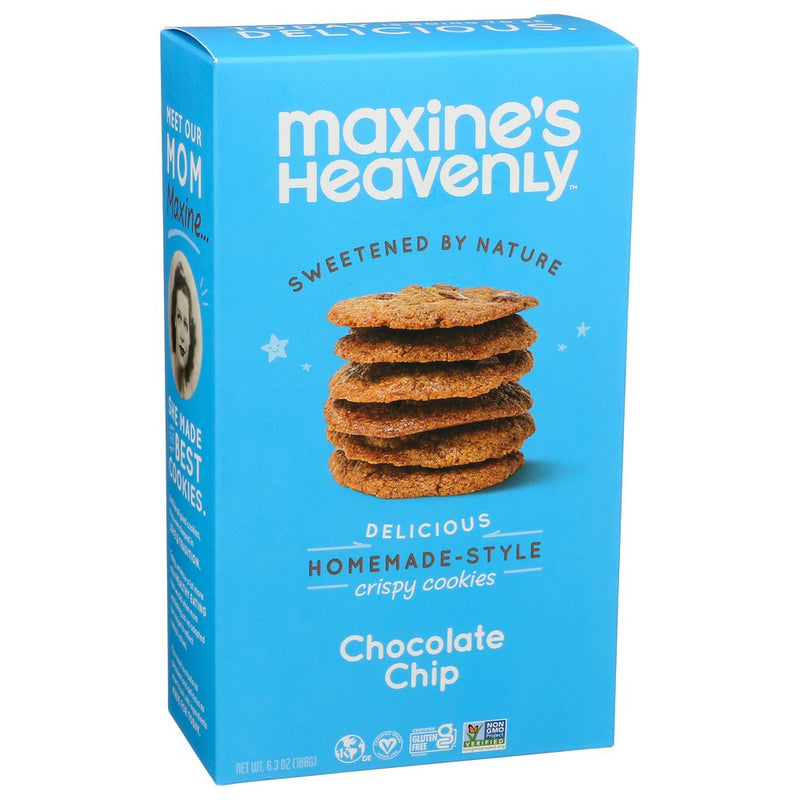 Maxines Heavenly Cookie Chocolate Chip Crispy - 6 Ounce, Case of 8