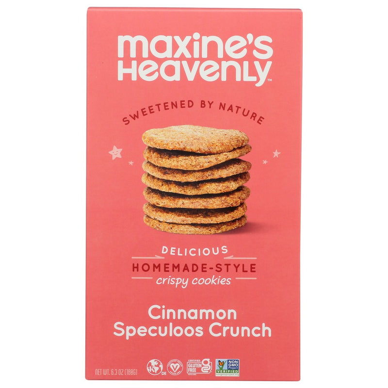 Maxines Heavenly Cookie Cinnamn Crispy - 6 Ounce, Case of 8