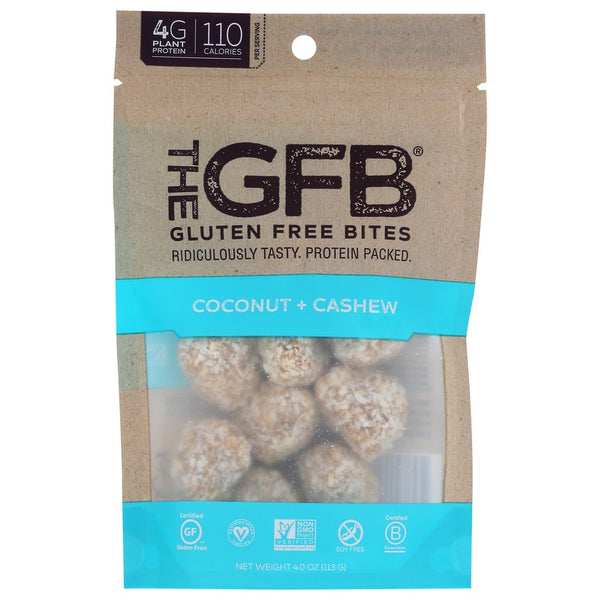 The Gfb Bites Coconut Cashew - 4 Ounce, Case of 6